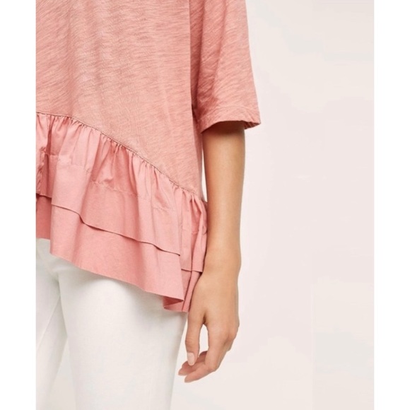 Anthropologie Cascade Ruffle Top - Picture 3 of 6
